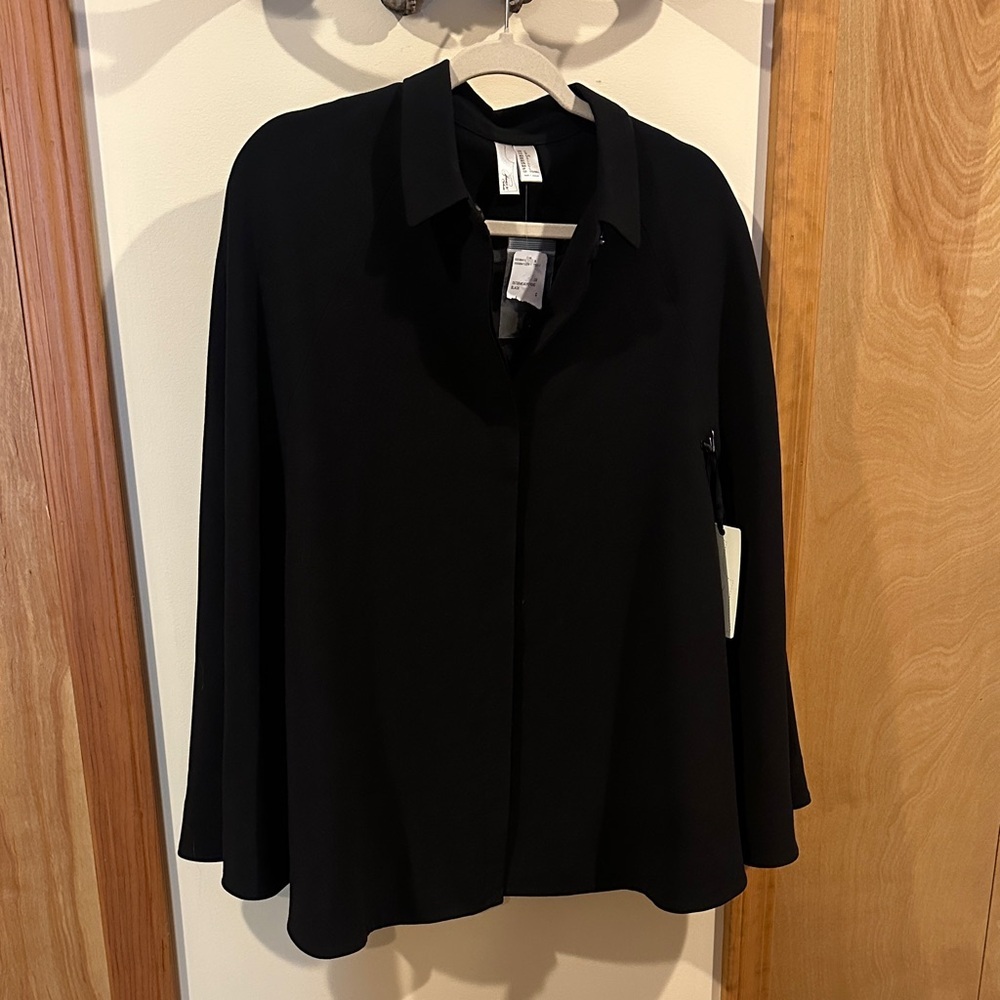 Forever 21 Classic Black Cape Jacket